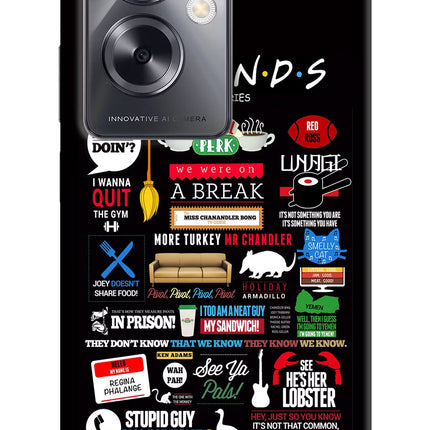 FRIENDS Oppo A79 5G Hard Case Back Cover by Casekaro