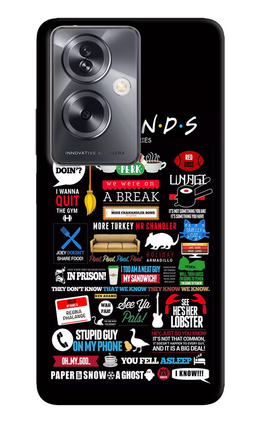 FRIENDS Oppo A79 5G Hard Case Back Cover by Casekaro