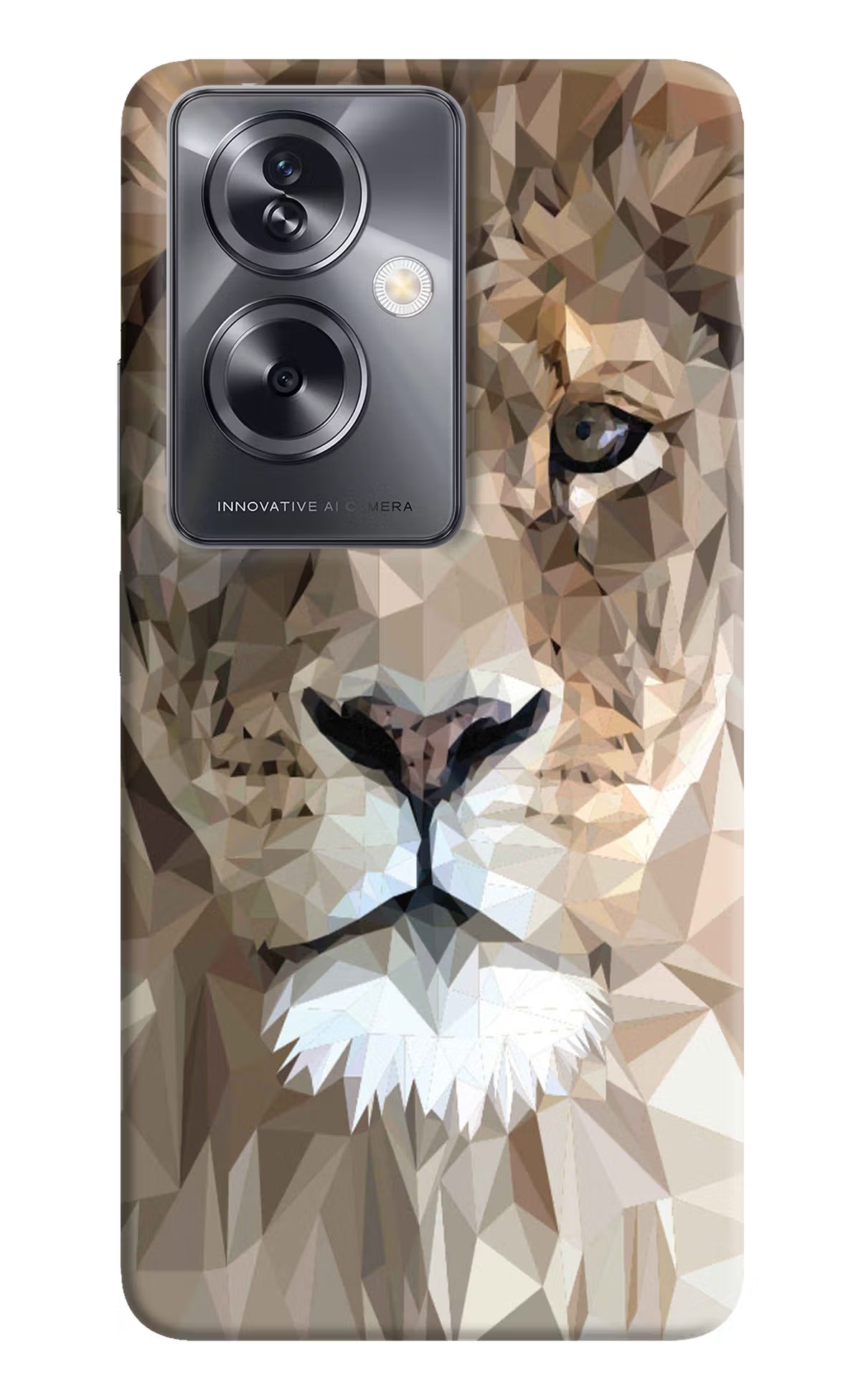 Lion Art Oppo A79 5G Hard Case Back Cover by Casekaro