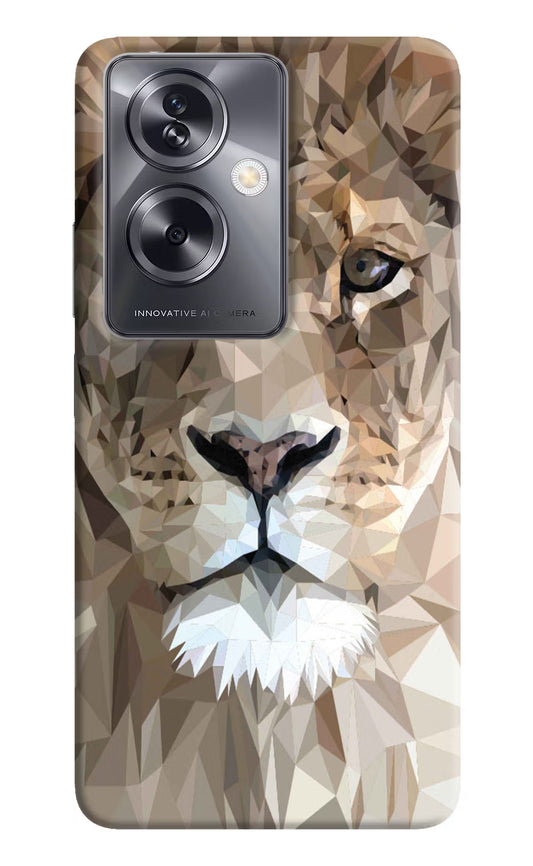 Lion Art Oppo A79 5G Hard Case Back Cover by Casekaro