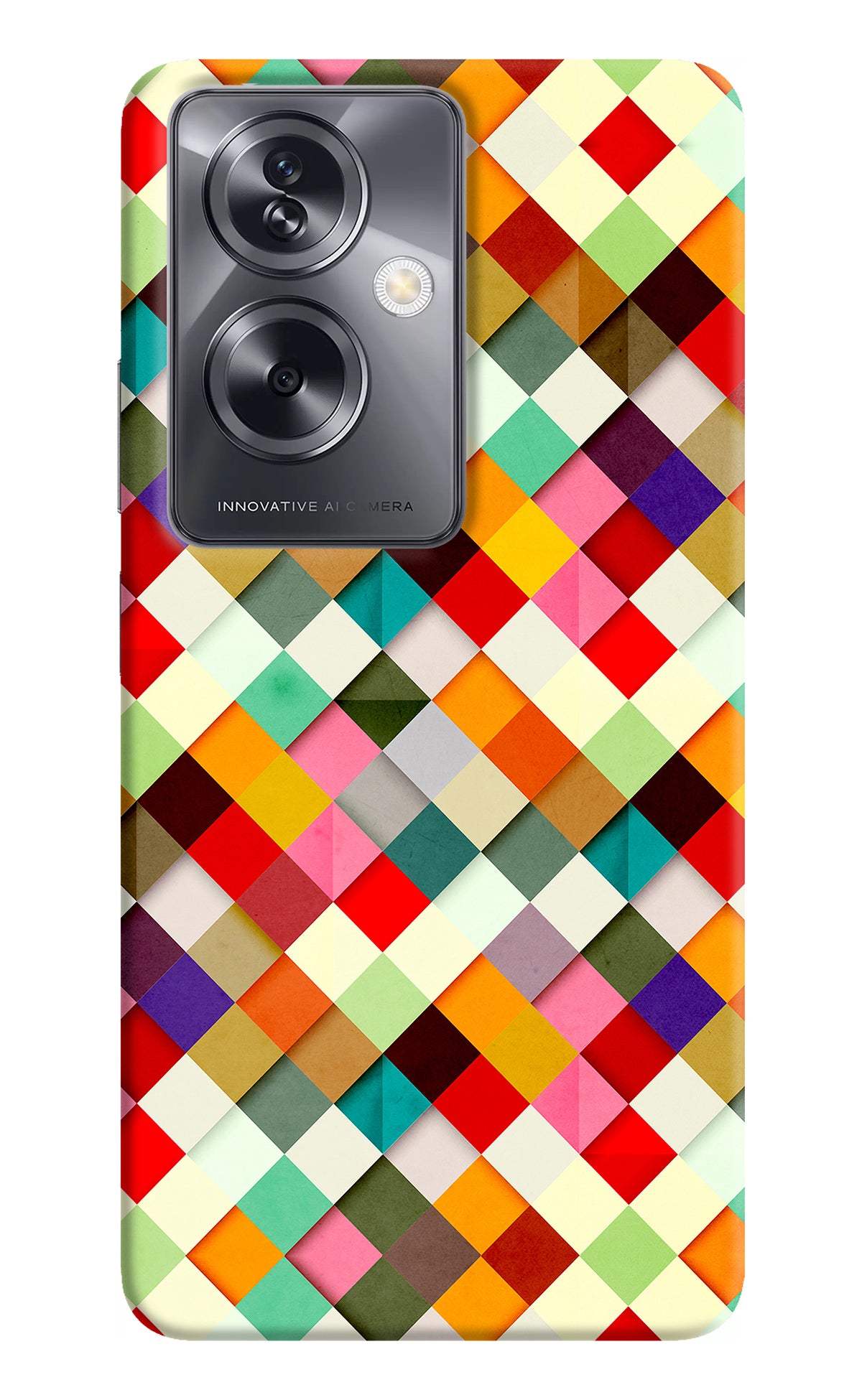 Geometric Abstract Colorful Oppo A79 5G Back Cover