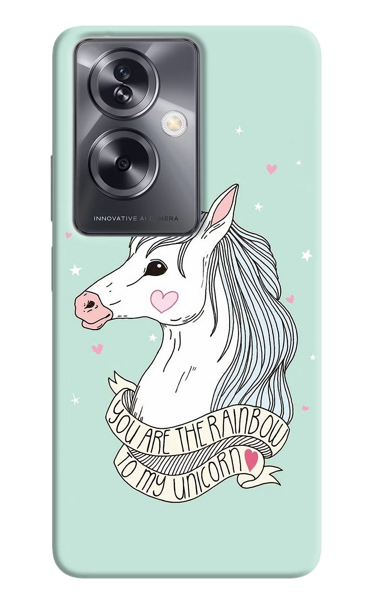 Unicorn Wallpaper Oppo A79 5G Hard Case Back Cover by Casekaro