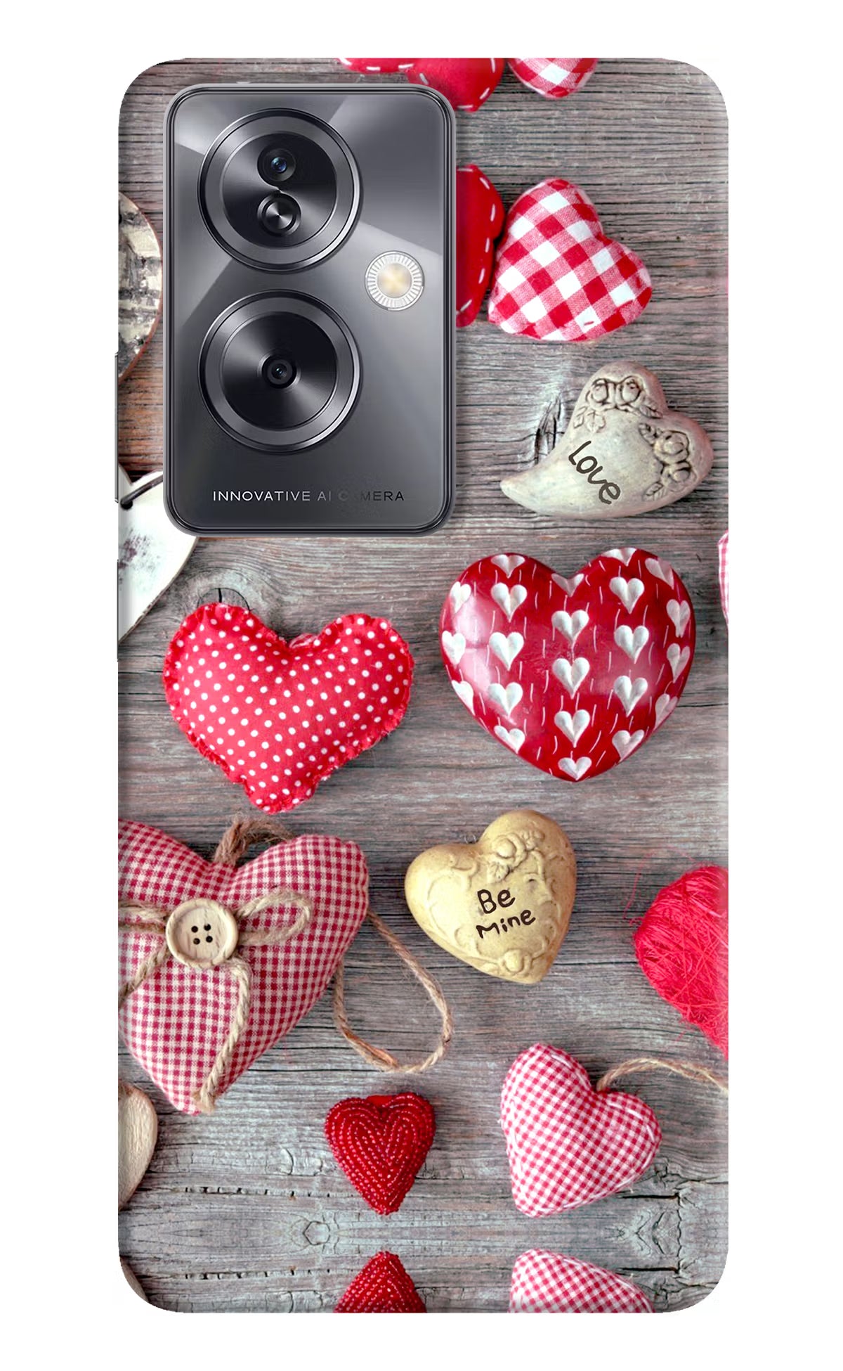 Love Wallpaper Oppo A79 5G Hard Case Back Cover by Casekaro