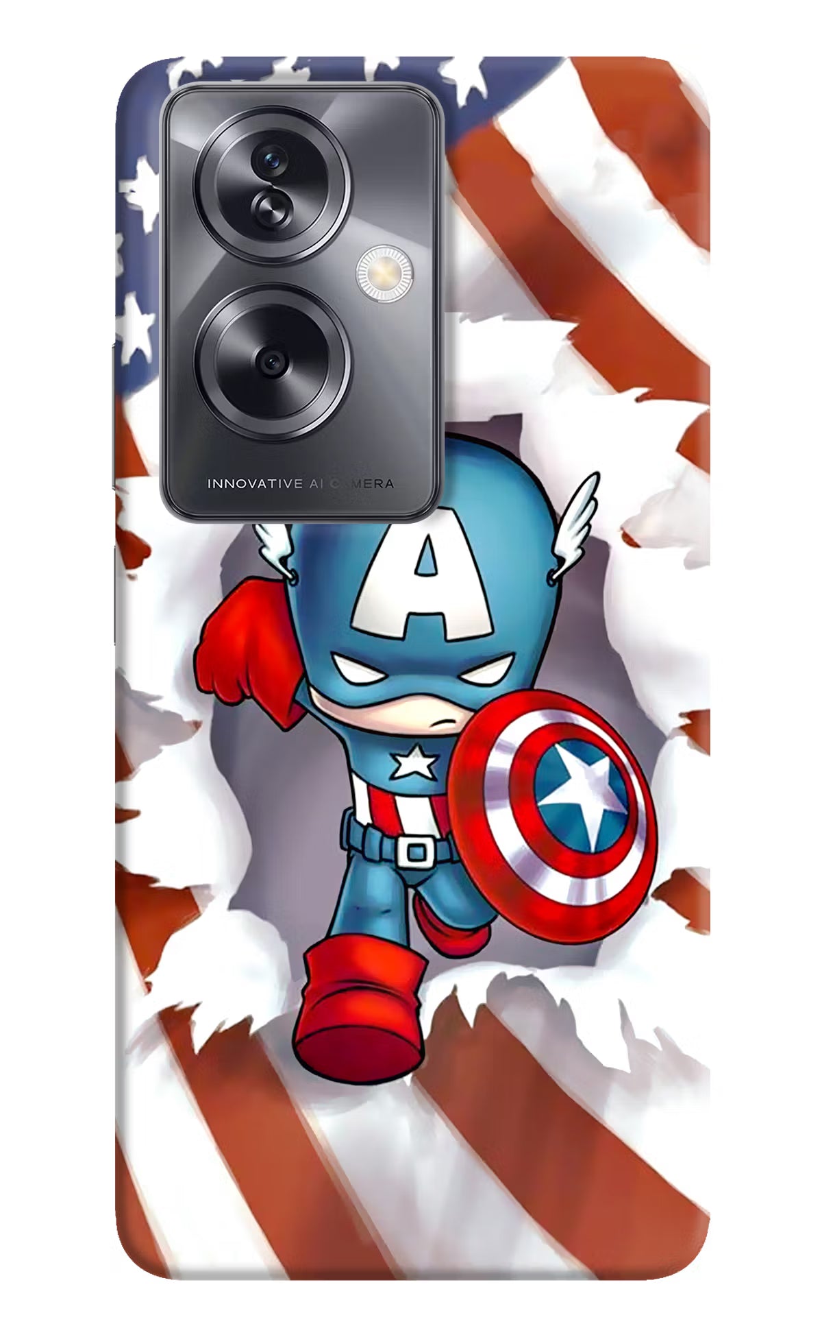 Captain America Oppo A79 5G Hard Case Back Cover by Casekaro