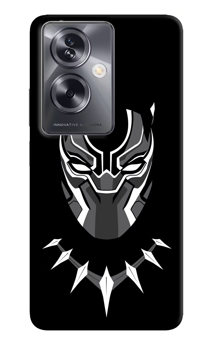 Black Panther Oppo A79 5G Back Cover, Hard case