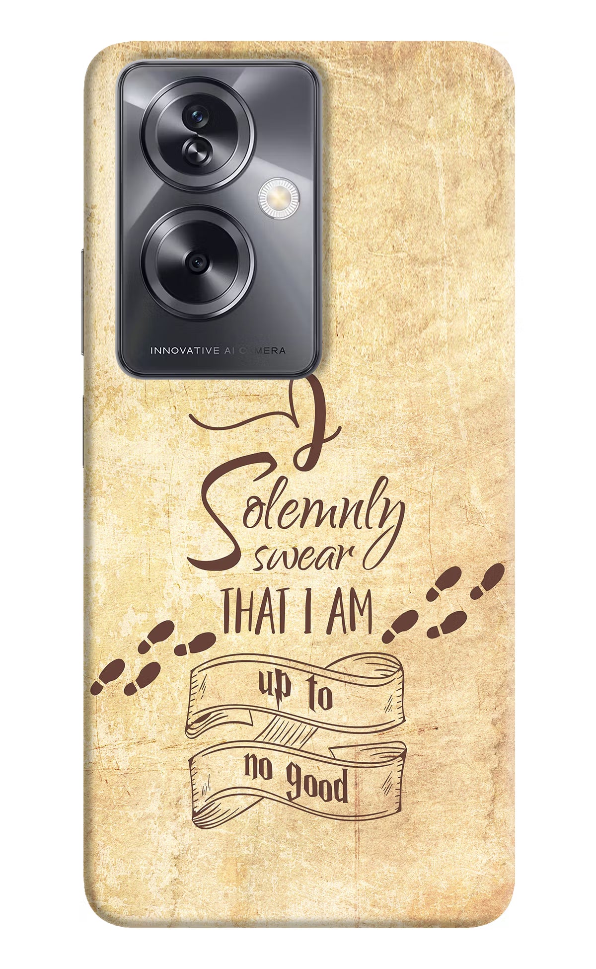 I Solemnly swear that i up to no good Oppo A79 5G Hard Case Back Cover by Casekaro