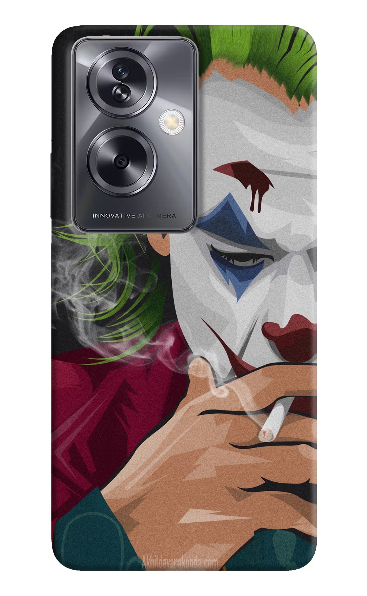 Joker Smoking Oppo A79 5G Hard Case Back Cover by Casekaro