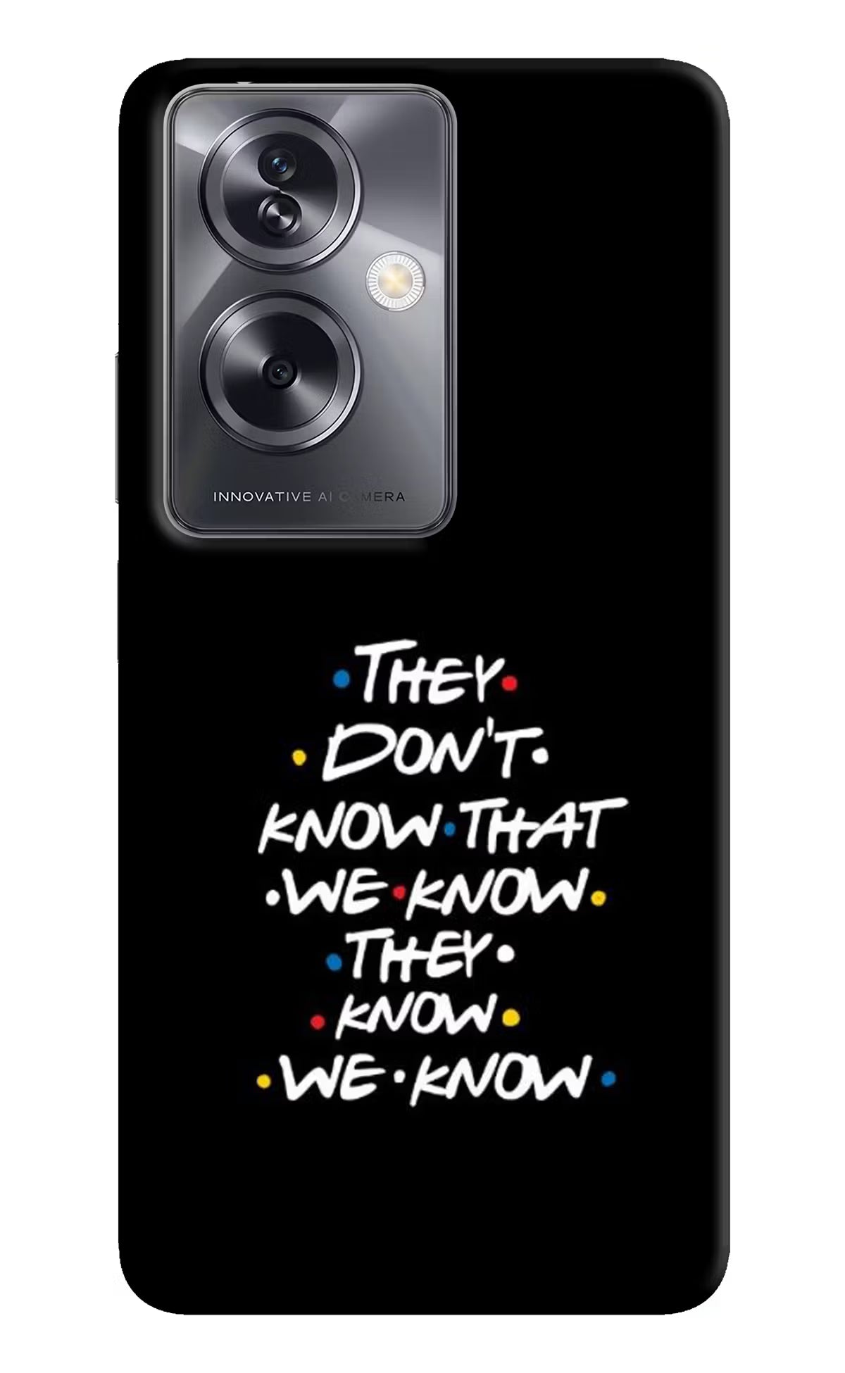 FRIENDS Dialogue Oppo A79 5G Hard Case Back Cover by Casekaro