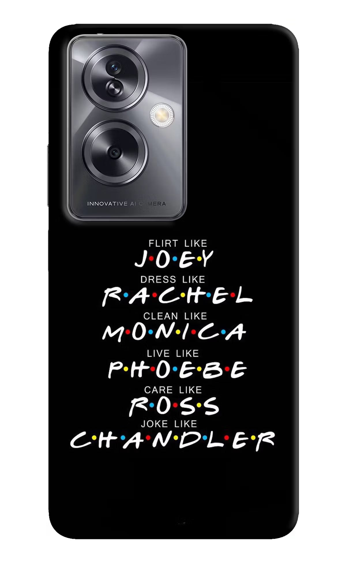 FRIENDS Character Oppo A79 5G Hard Case Back Cover by Casekaro