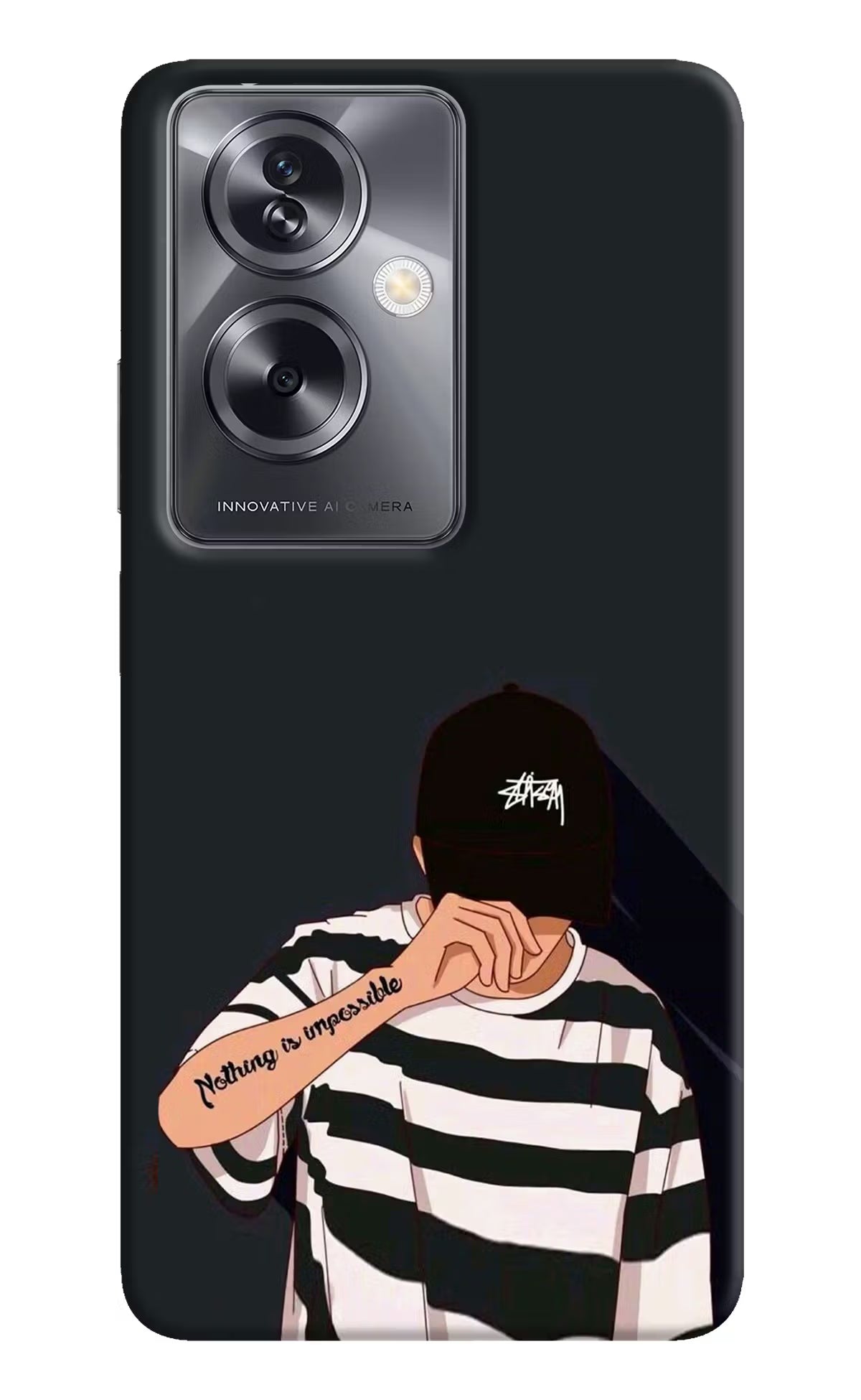 Aesthetic Boy Oppo A79 5G Hard Case Back Cover by Casekaro