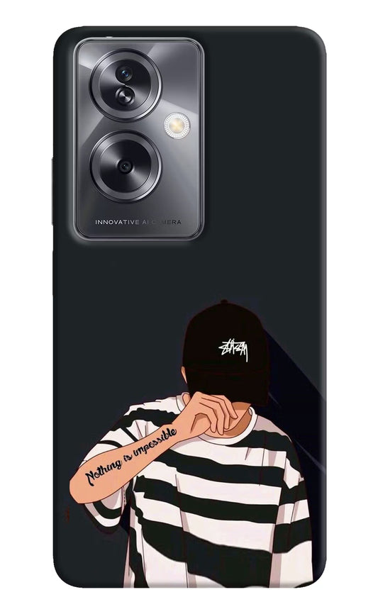 Aesthetic Boy Oppo A79 5G Hard Case Back Cover by Casekaro