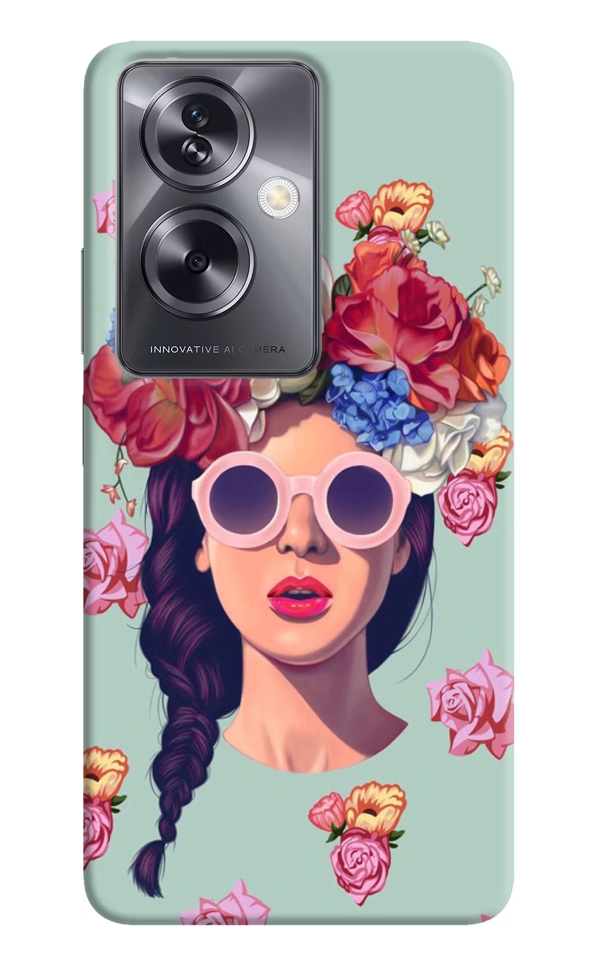 Pretty Girl Oppo A79 5G Hard Case Back Cover by Casekaro