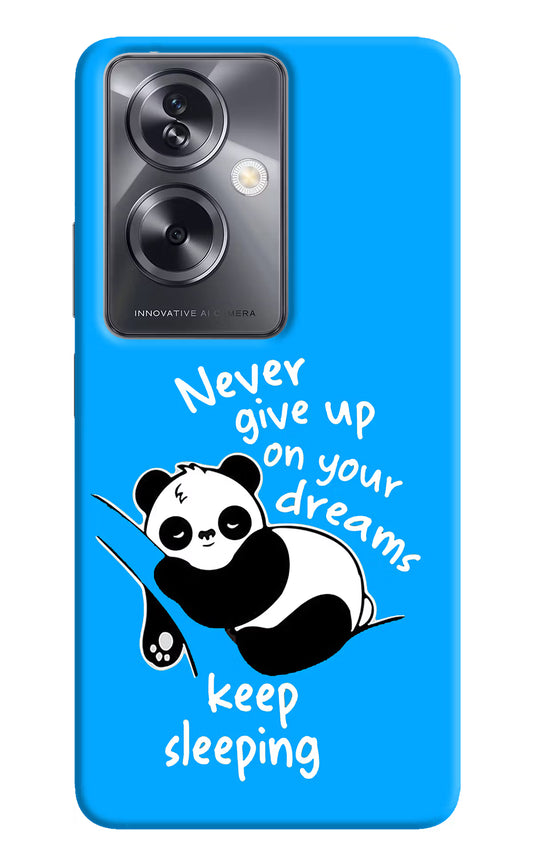 Keep Sleeping Oppo A79 5G Hard Case Back Cover by Casekaro