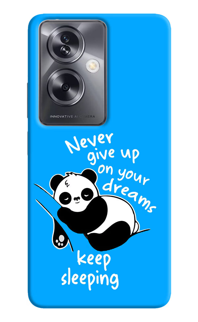 Keep Sleeping Oppo A79 5G Hard Case Back Cover by Casekaro