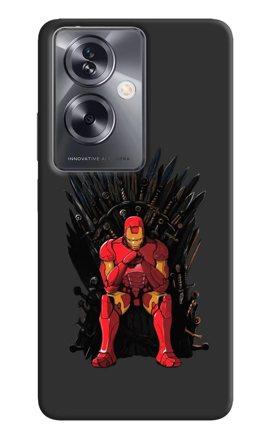Ironman Throne Oppo A79 5G Back Cover, Hard case