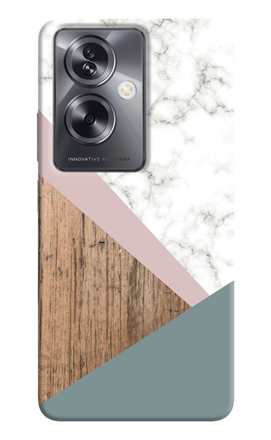 Marble wood Abstract Oppo A79 5G Back Cover
