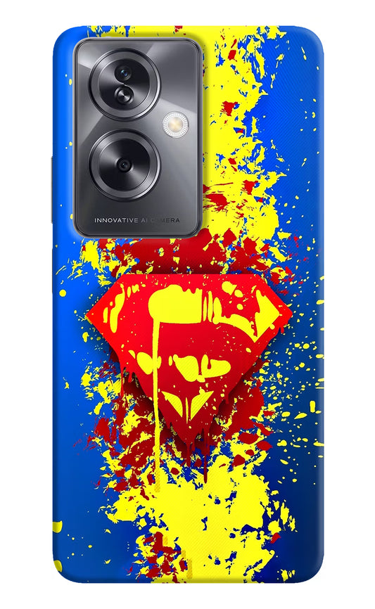 Superman logo Oppo A79 5G Hard Case Back Cover by Casekaro