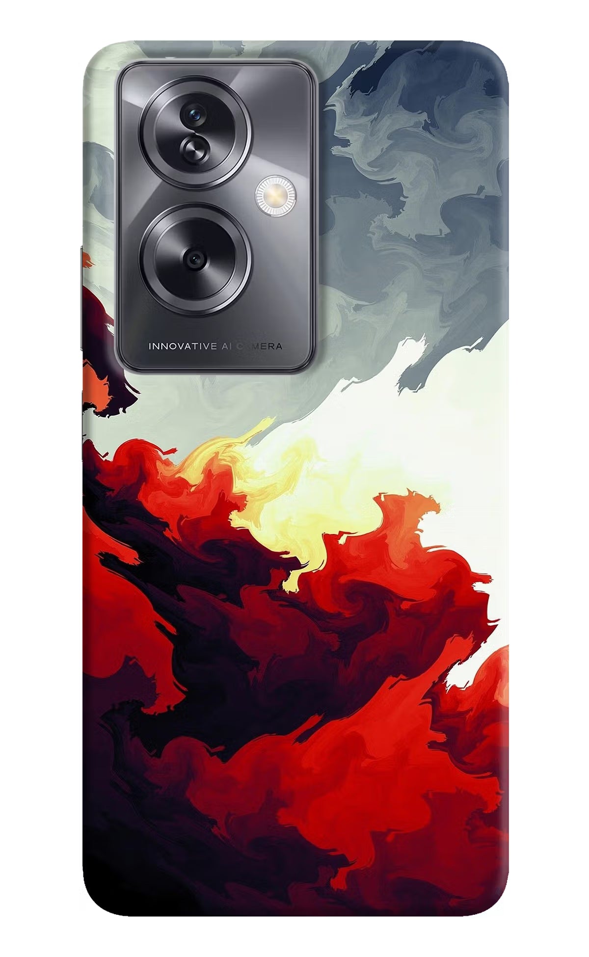 Fire Cloud Oppo A79 5G Hard Case Back Cover by Casekaro