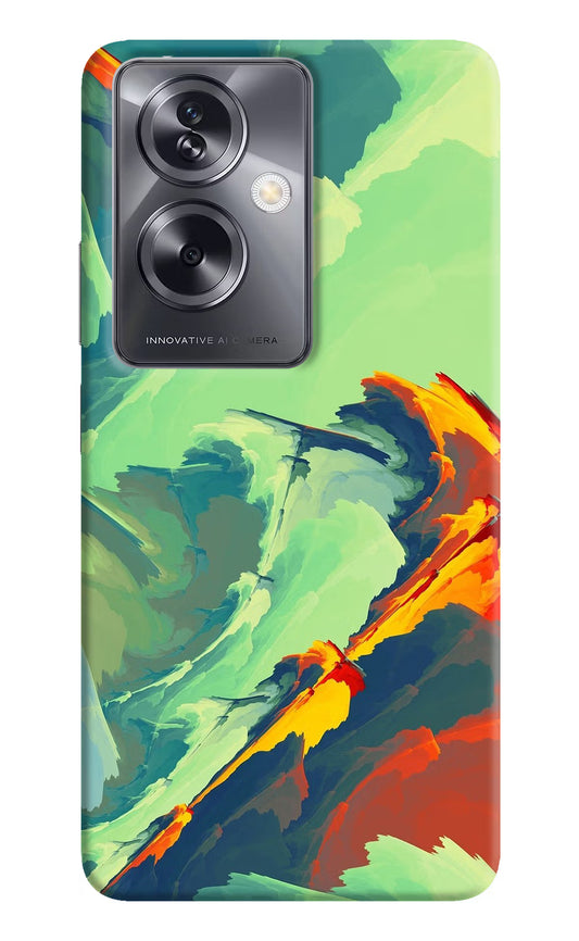 Paint Art Oppo A79 5G Hard Case Back Cover by Casekaro