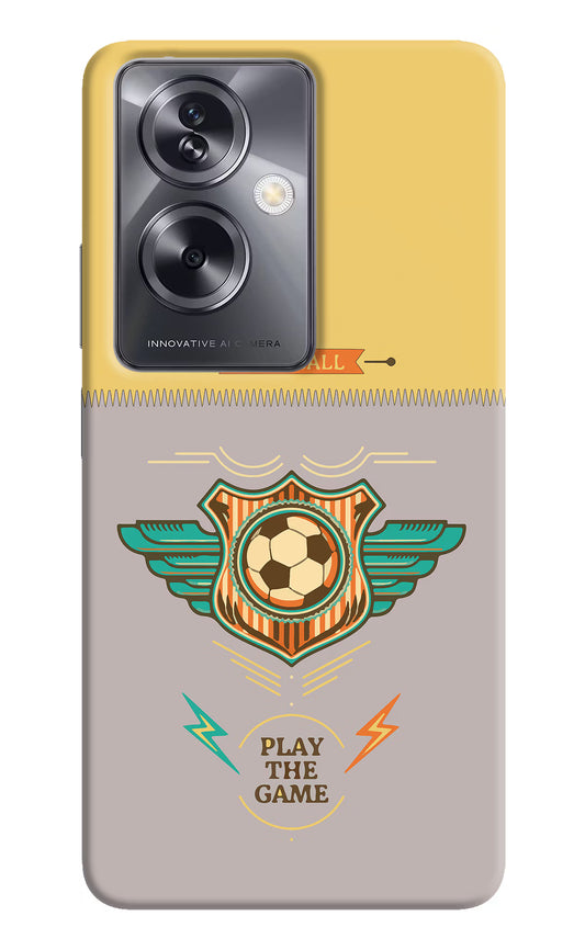 Football Oppo A79 5G Hard Case Back Cover by Casekaro