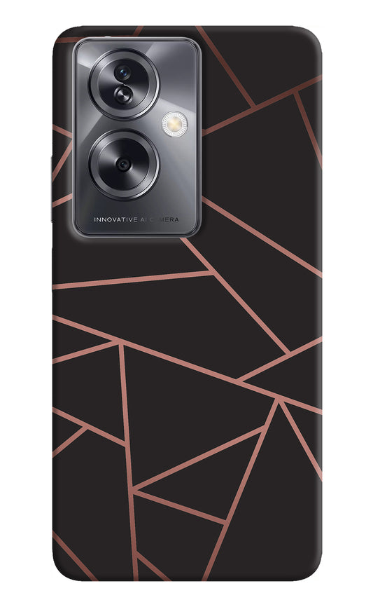 Geometric Pattern Oppo A79 5G Back Cover