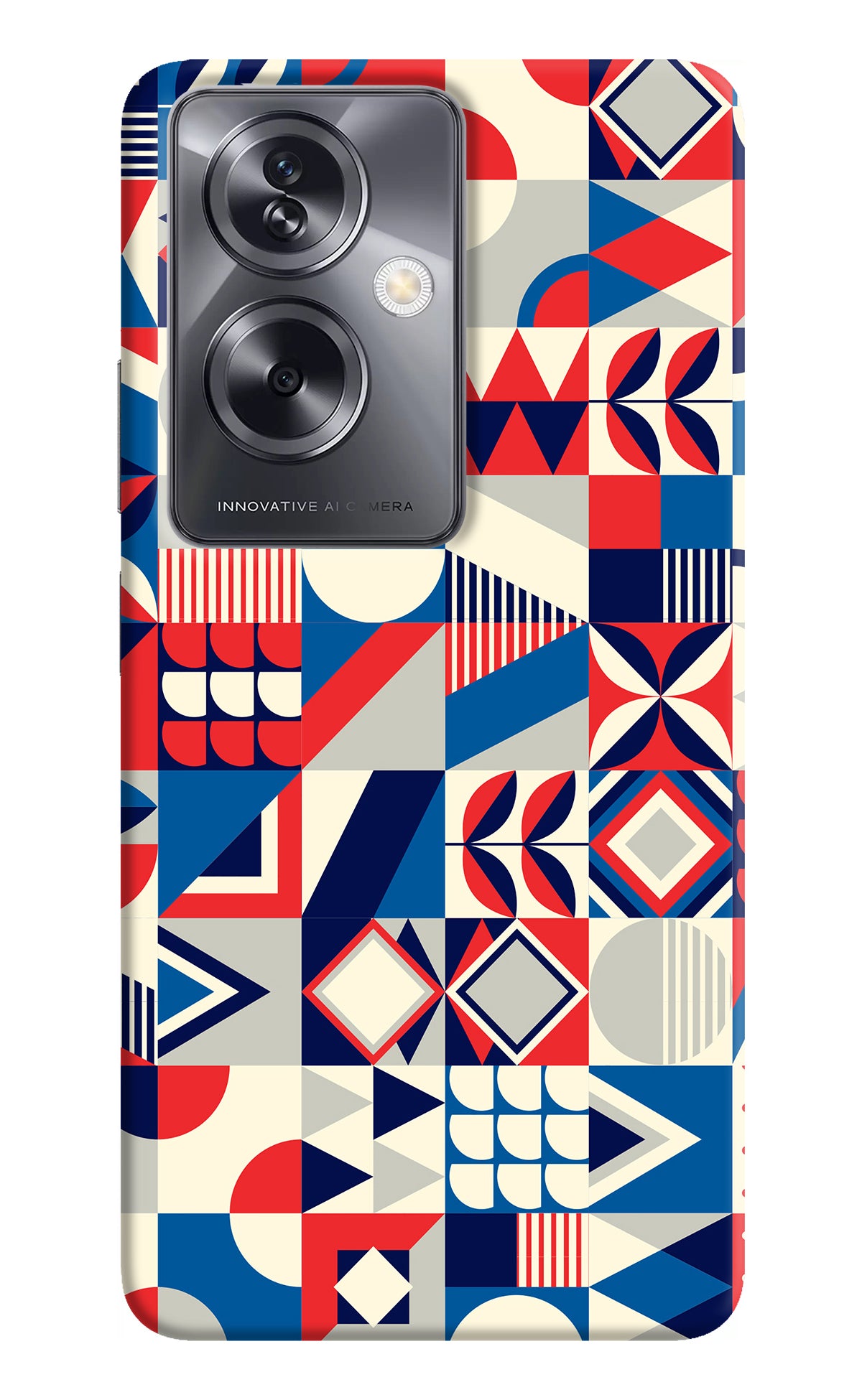 Colorful Pattern Oppo A79 5G Back Cover