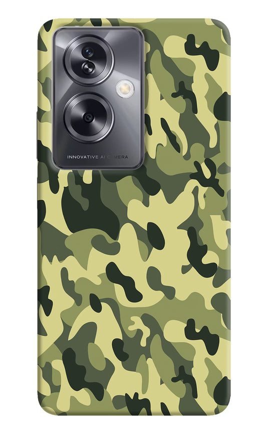 Camouflage Oppo A79 5G Hard Case Back Cover by Casekaro