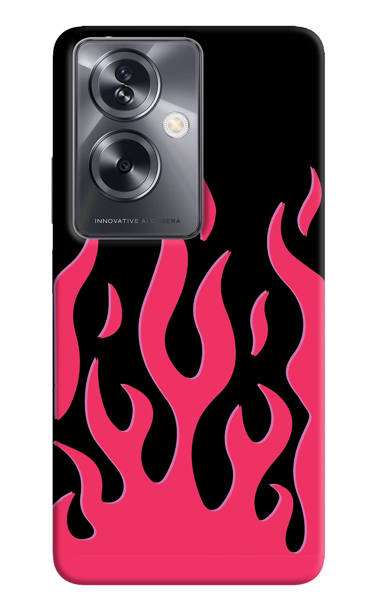 Fire Flames Oppo A79 5G Back Cover
