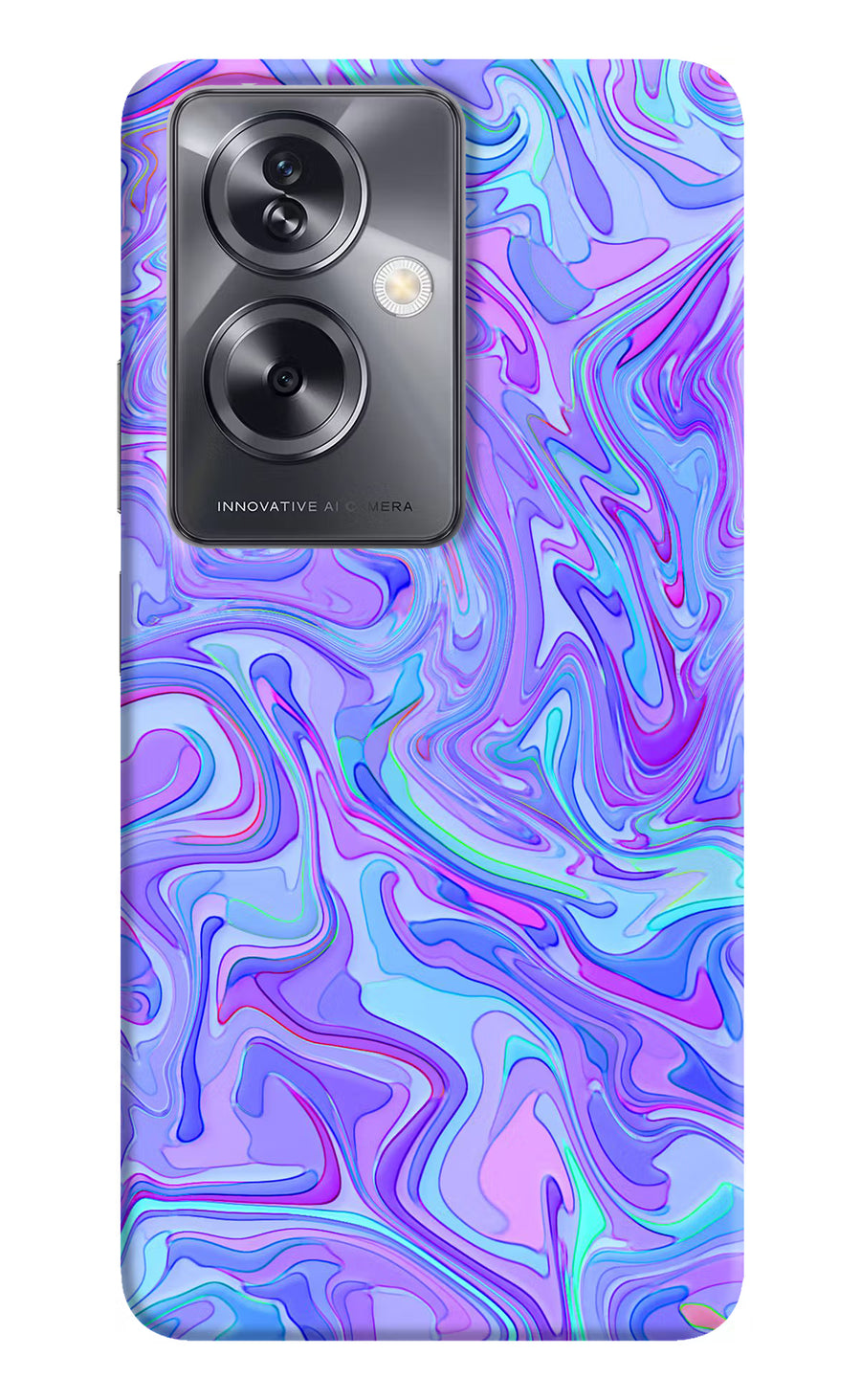 Glitter Oppo A79 5G Back Cover, Hard case