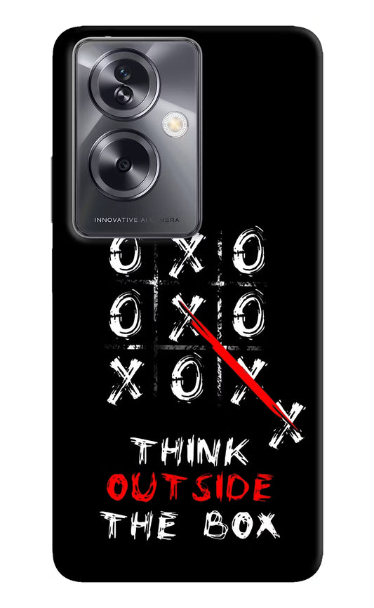 Think out of the BOX Oppo A79 5G Hard Case Back Cover by Casekaro