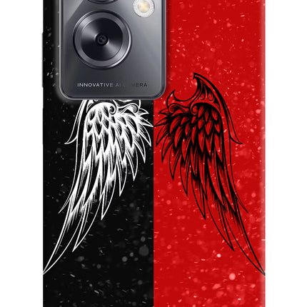 Wings Oppo A79 5G Hard Case Back Cover by Casekaro