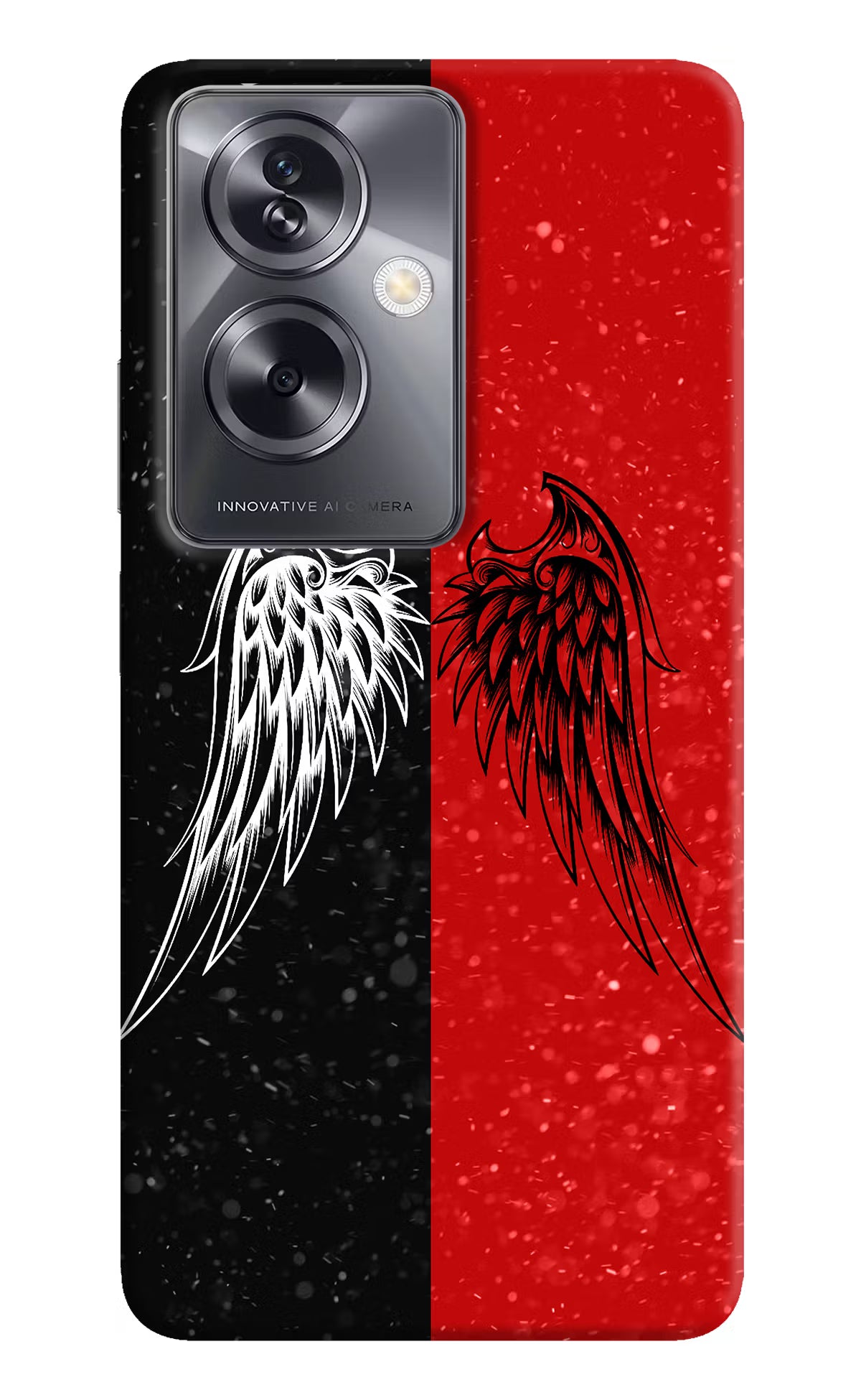 Wings Oppo A79 5G Hard Case Back Cover by Casekaro