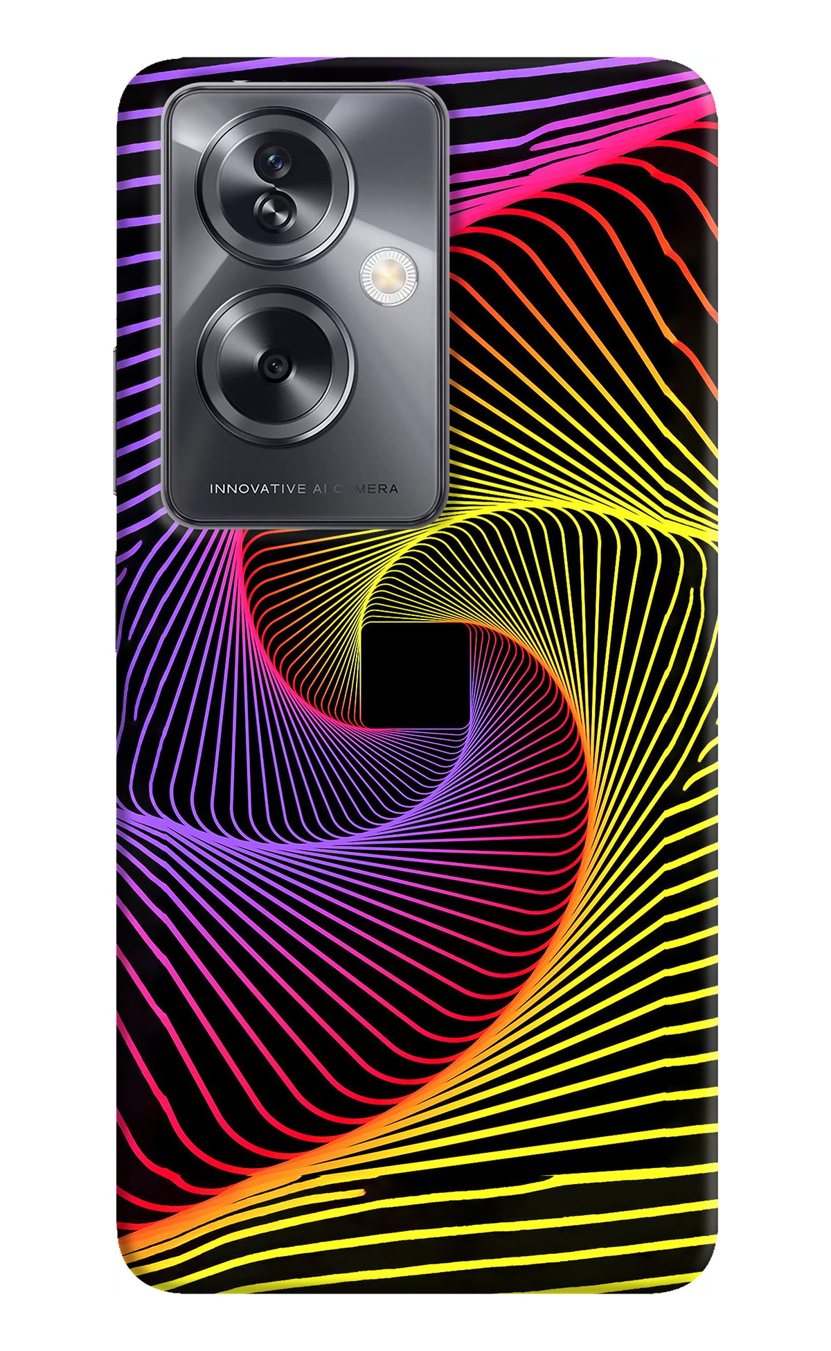 Colorful Strings Oppo A79 5G Back Cover