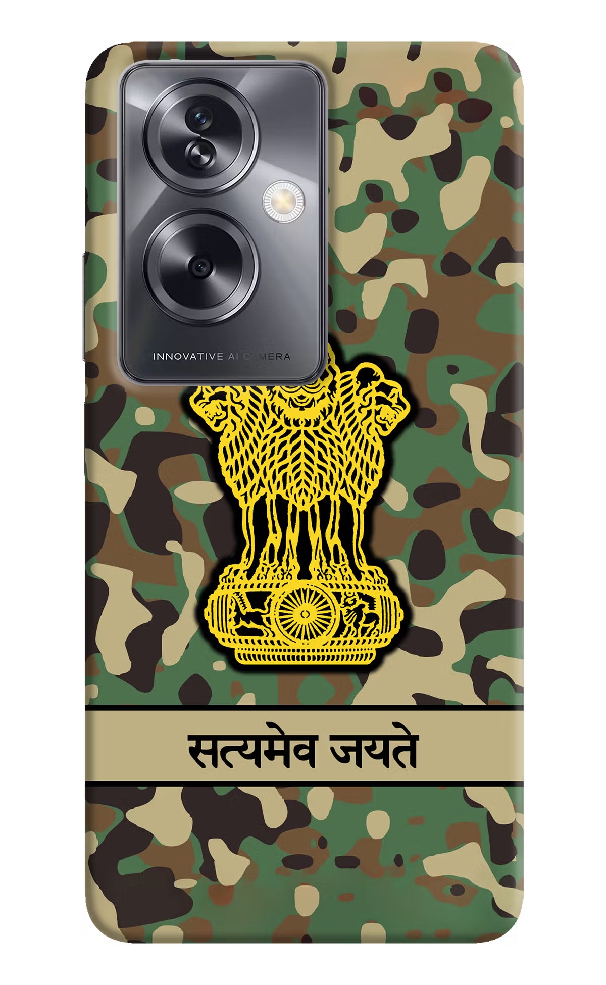 Satyamev Jayate Army Oppo A79 5G Hard Case Back Cover by Casekaro