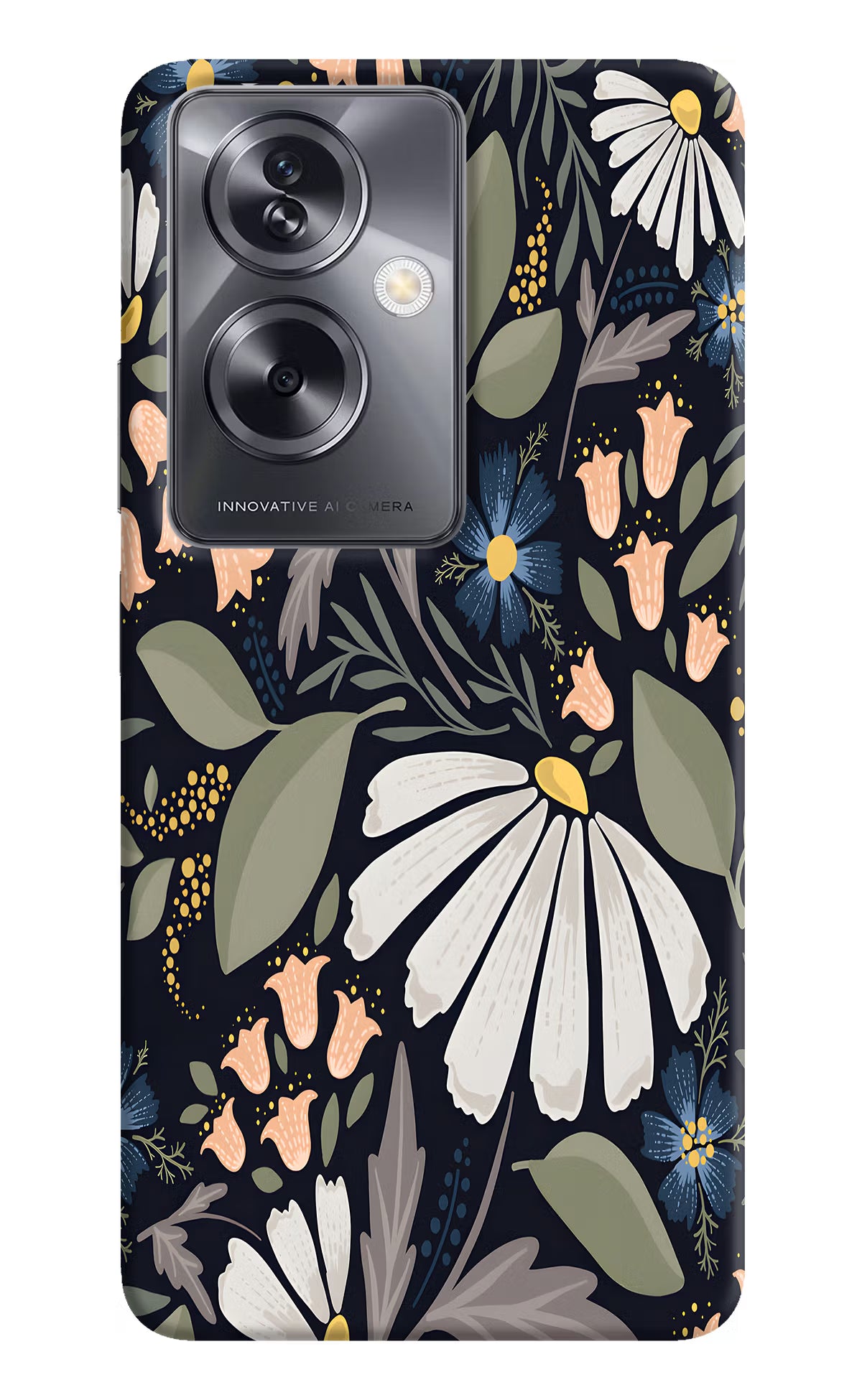 Flowers Art Oppo A79 5G Hard Case Back Cover by Casekaro