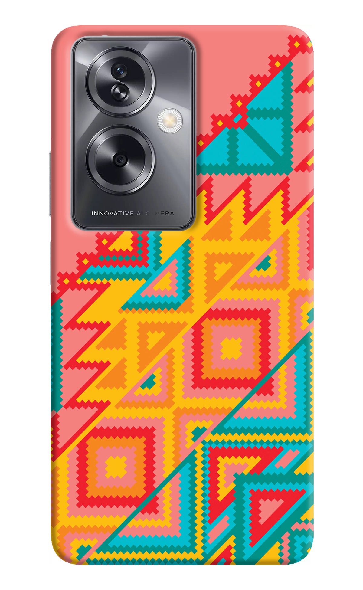 Aztec Tribal Oppo A79 5G Back Cover