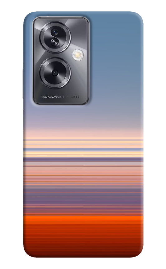 Morning Colors Oppo A79 5G Hard Case Back Cover by Casekaro