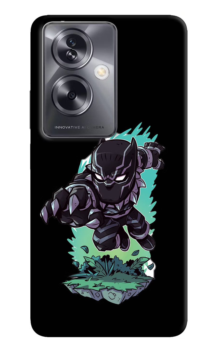 Black Panther Oppo A79 5G Back Cover, Hard case