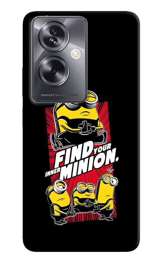 Find your inner Minion Oppo A79 5G Hard Case Back Cover by Casekaro
