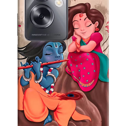 Radhe Krishna Oppo A79 5G Hard Case Back Cover by Casekaro