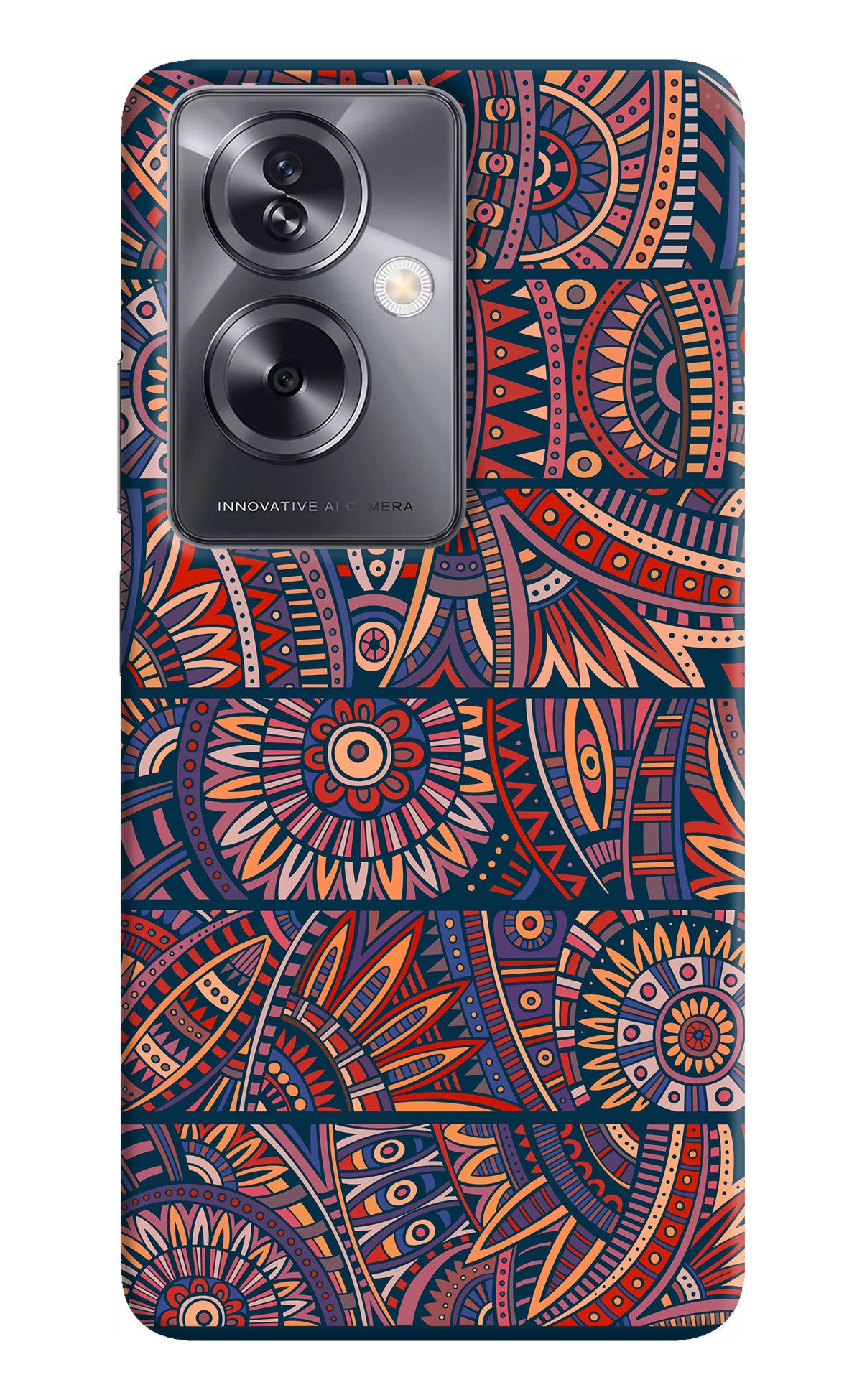 African Culture Design Oppo A79 5G Back Cover