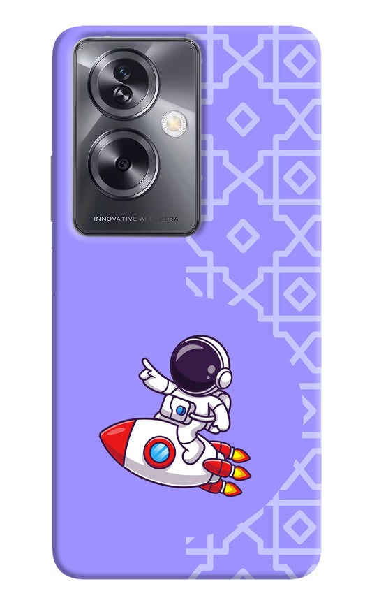 Cute Astronaut Oppo A79 5G Hard Case Back Cover by Casekaro
