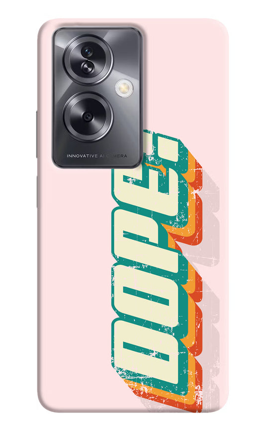 Dope Oppo A79 5G Hard Case Back Cover by Casekaro