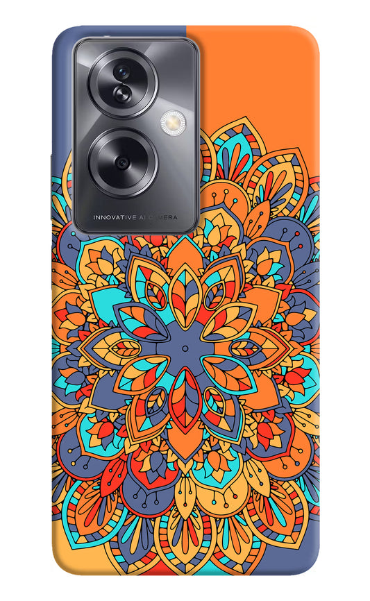 Color Mandala Oppo A79 5G Hard Case Back Cover by Casekaro