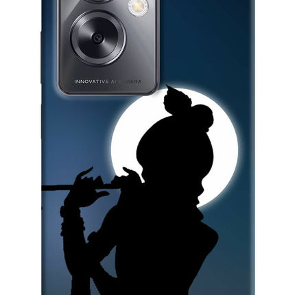Shri Krishna Silhouette Oppo A79 5G Hard Case Back Cover by Casekaro