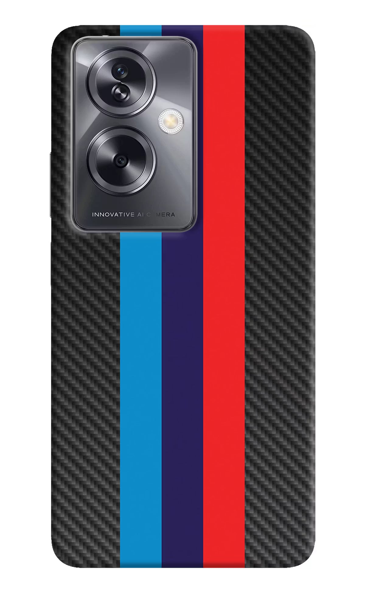 BMW Stripes Pattern Oppo A79 5G Hard Case Back Cover by Casekaro
