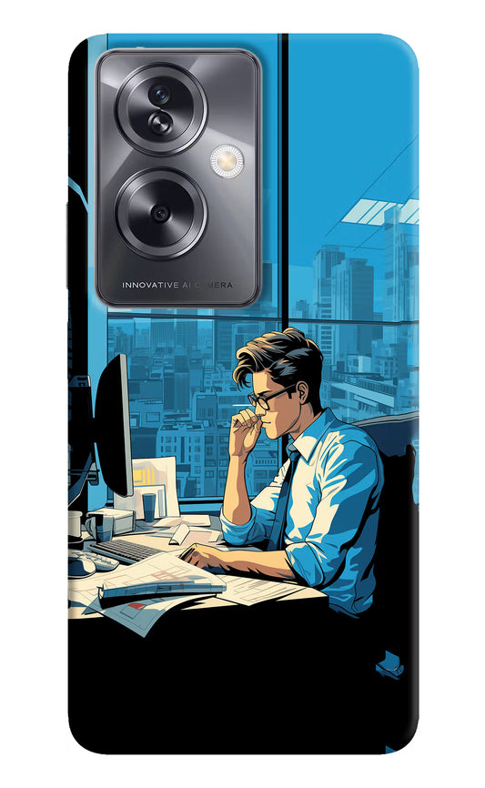 Focused Hustler (AI Generated) Oppo A79 5G Hard Case Back Cover by Casekaro