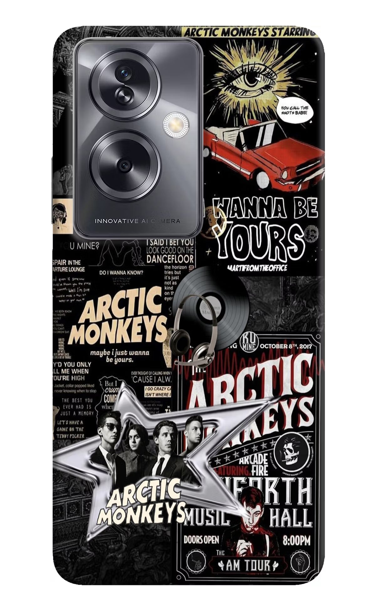 Arctic Monkeys Oppo A79 5G Hard Case Back Cover by Casekaro