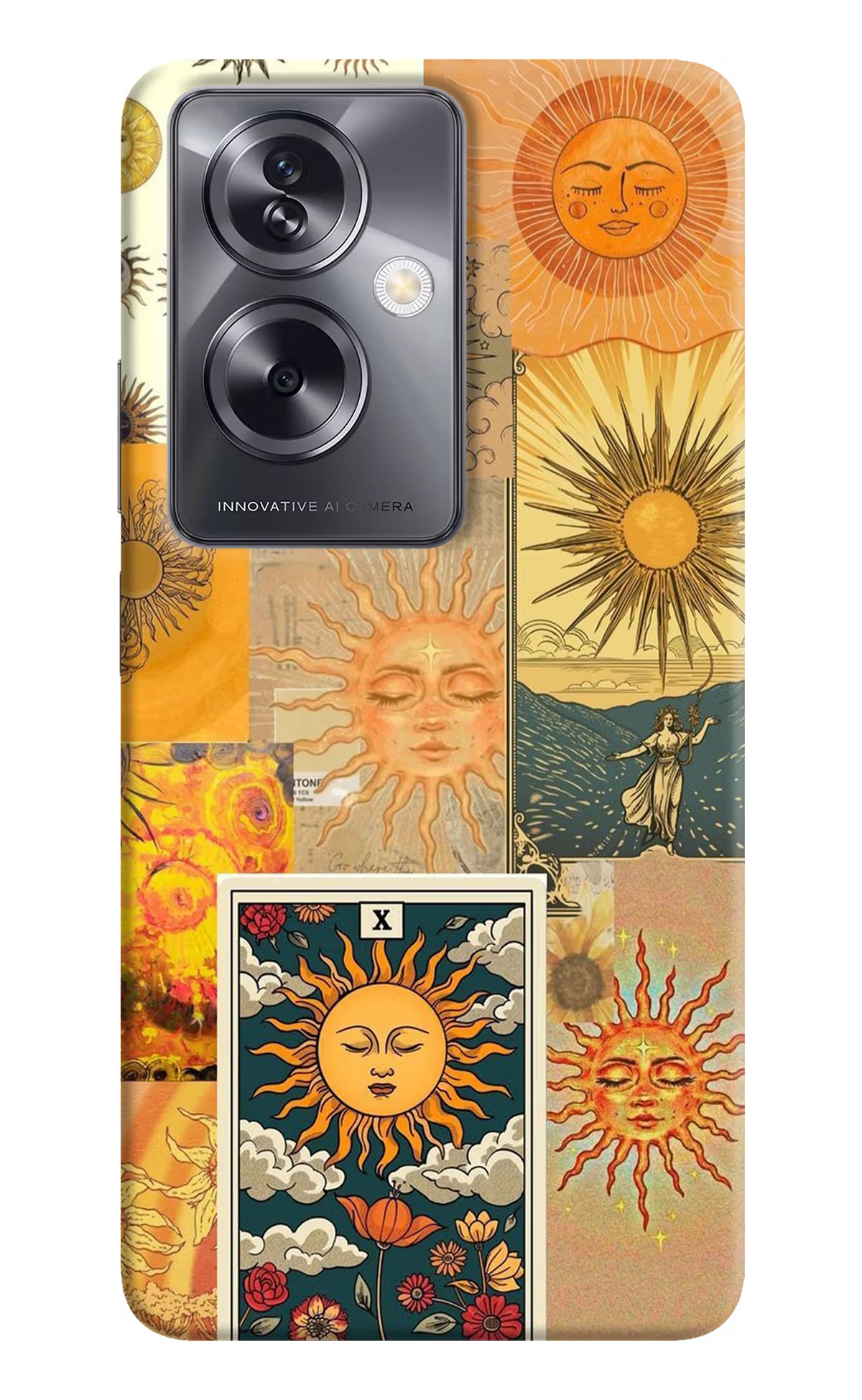 Sun Oppo A79 5G Hard Case Back Cover by Casekaro