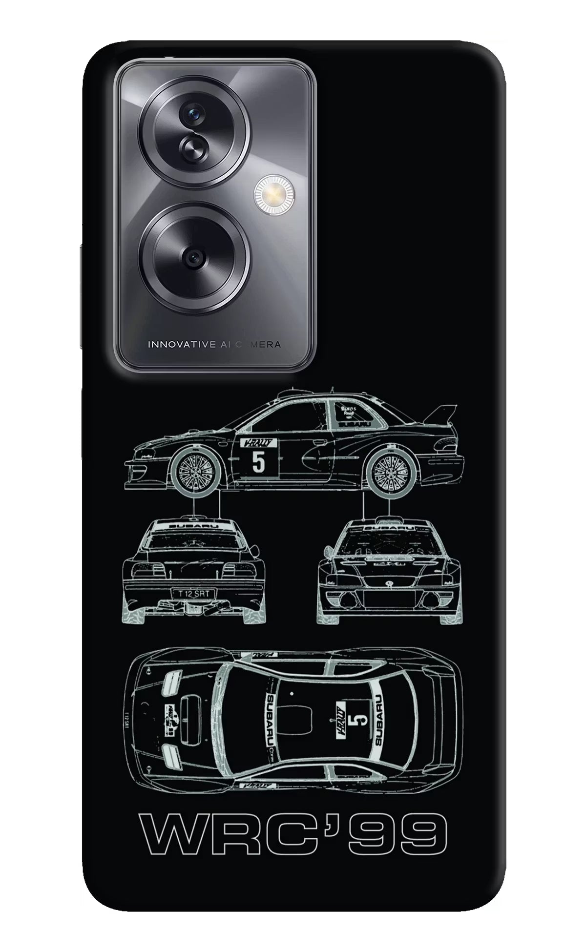 WRC'99 Oppo A79 5G Hard Case Back Cover by Casekaro